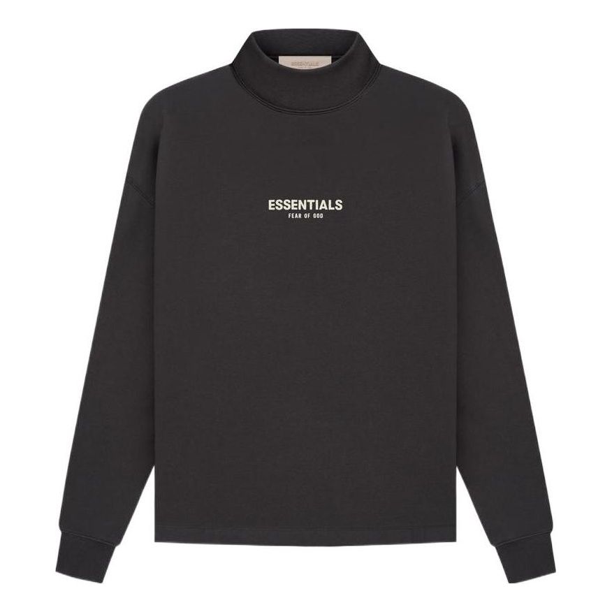 Džemper Fear of God Essentials Relaxed Mockneck Sweatshirt Crna | FOG-SS22-135, 0