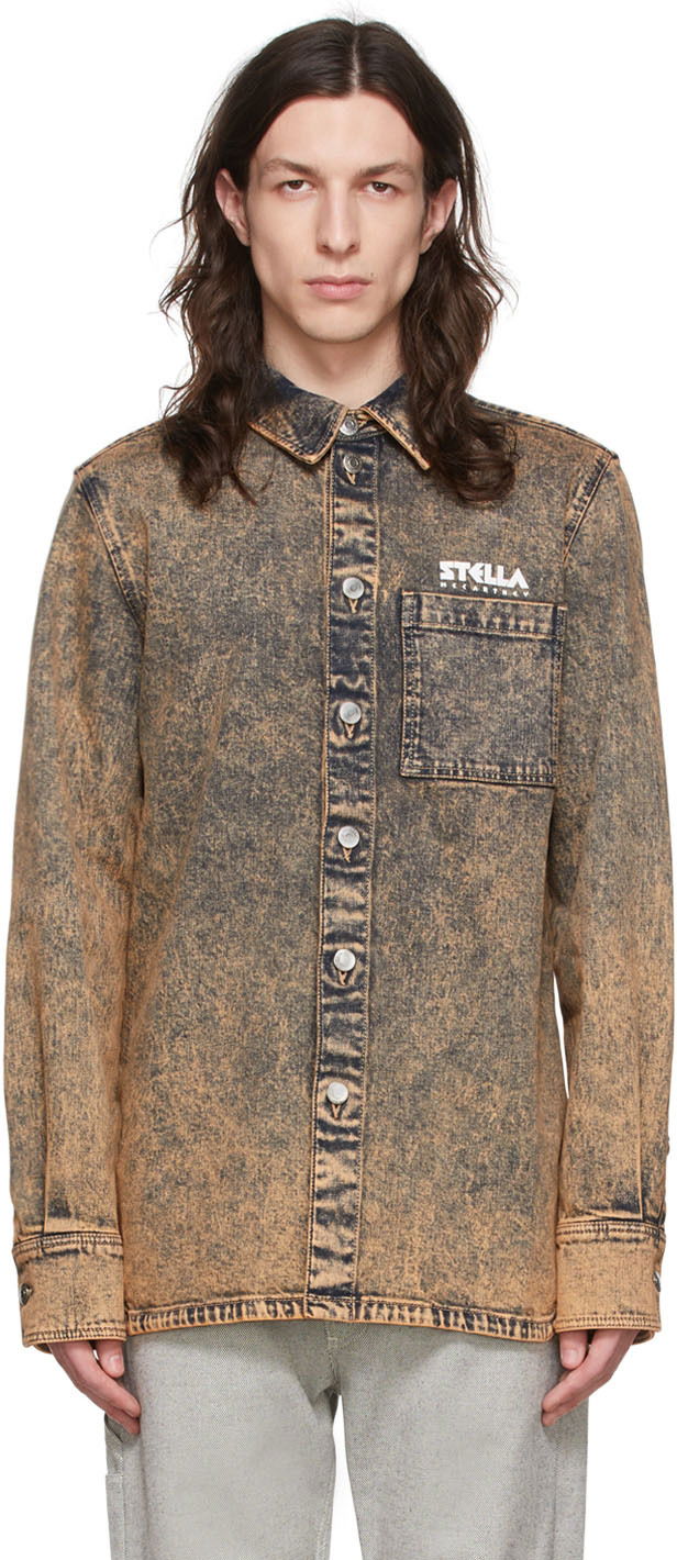 Košulja Stella McCartney Stella McCartney Denim Shirt Smeđa | 6040903SOH82