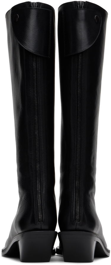 Haljina Ann Demeulemeester Ann Demeulemeester Auke Pointy Tall Boots Crna | 2402-W-R35-LT141-099, 1
