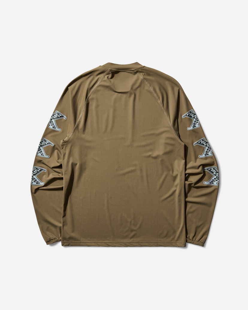 Majica kratkih rukava Rayon Vert Edge Xformance Long Sleeve T-Shirt Smeđa | S5RVLS02 BROWN