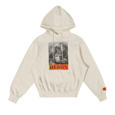 Dukserice HERON PRESTON NF Heron BW Hoodie Bijela | HMBB024C99JER0030110, 0