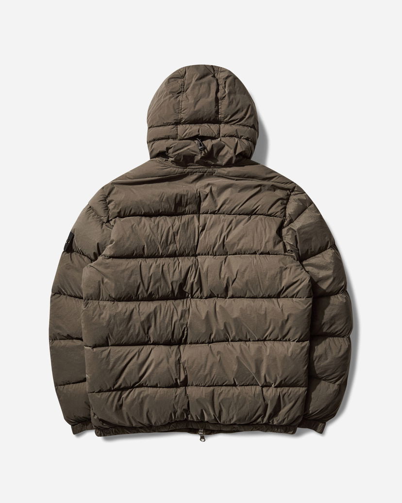 Pernata jakna Stone Island Tunnel Nylon Down-TC Hooded Jacket Zelena | K2S15-4100040-S0028 V0054