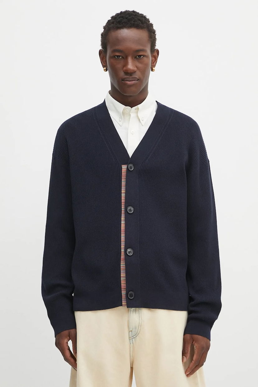 Džemper Paul Smith Paul Smith Wool Cardigan Tamnoplava | M1R.531Z.T02763