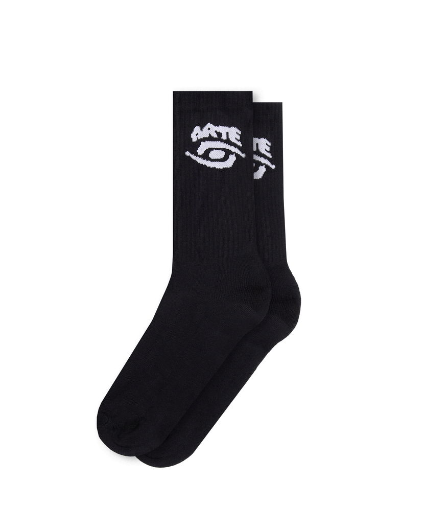 Čarape Arte Antwerp Arte Antwerp Eye Crew Socks Crna | AW25-237M-BLK