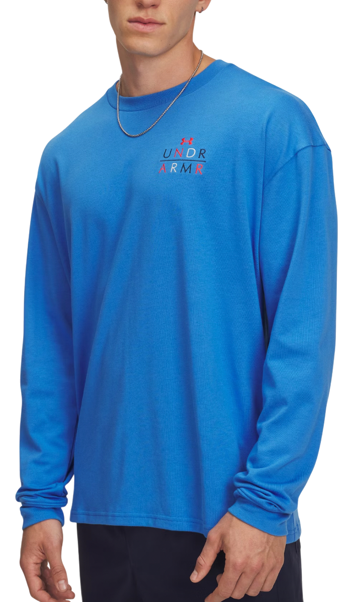Majica kratkih rukava Under Armour MODERN SPORT Oversized Long-sleeve T-shirt Plava | 6004885-402
