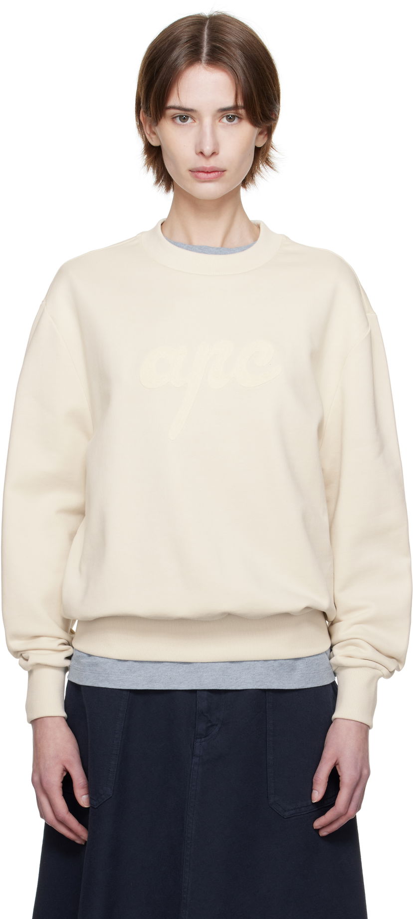 Dukserice A.P.C. A.P.C. Ethan Sweatshirt Bež | COHGT-M27975