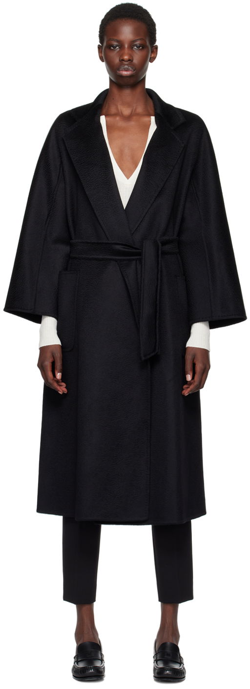 Kaputi Max Mara Ludmilla Icon Wrap Coat Crna | 2421016051