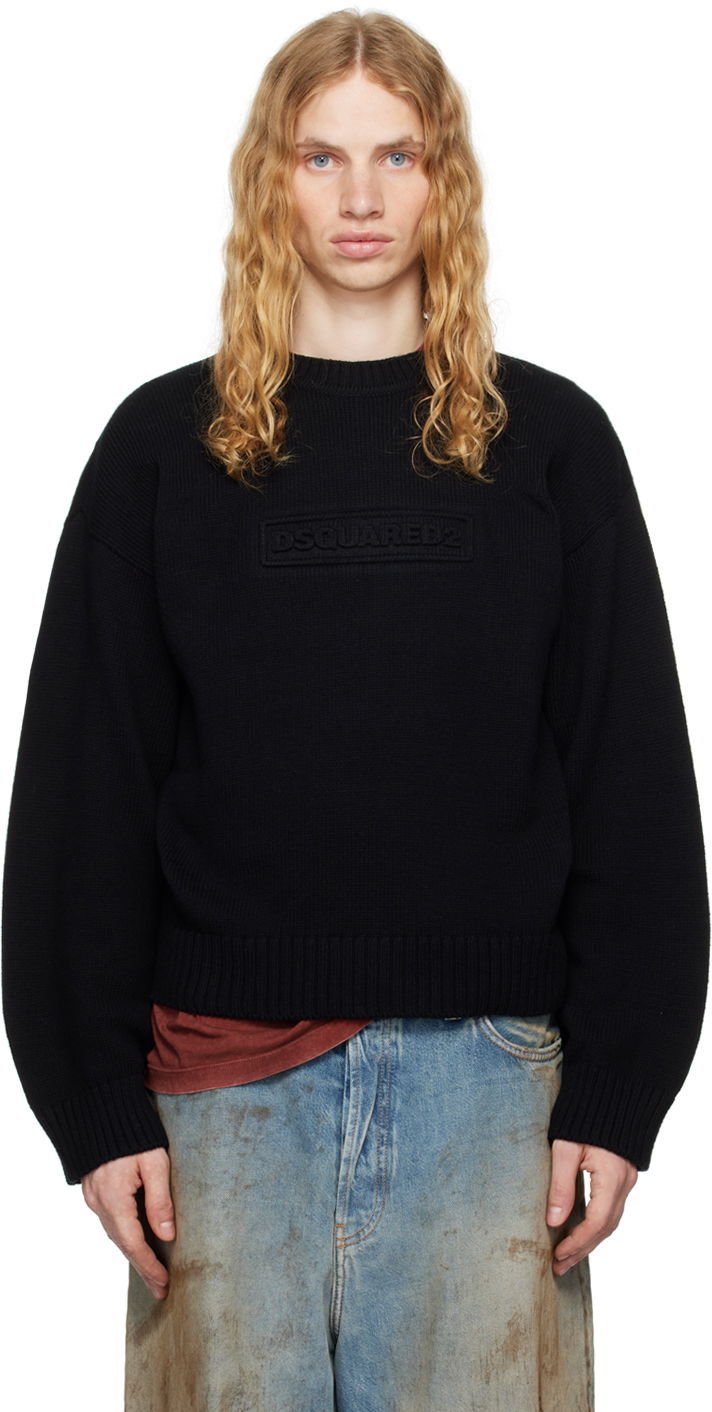 Džemper DSQUARED2 Crewneck Sweater Crna | S74HA1475_D13029