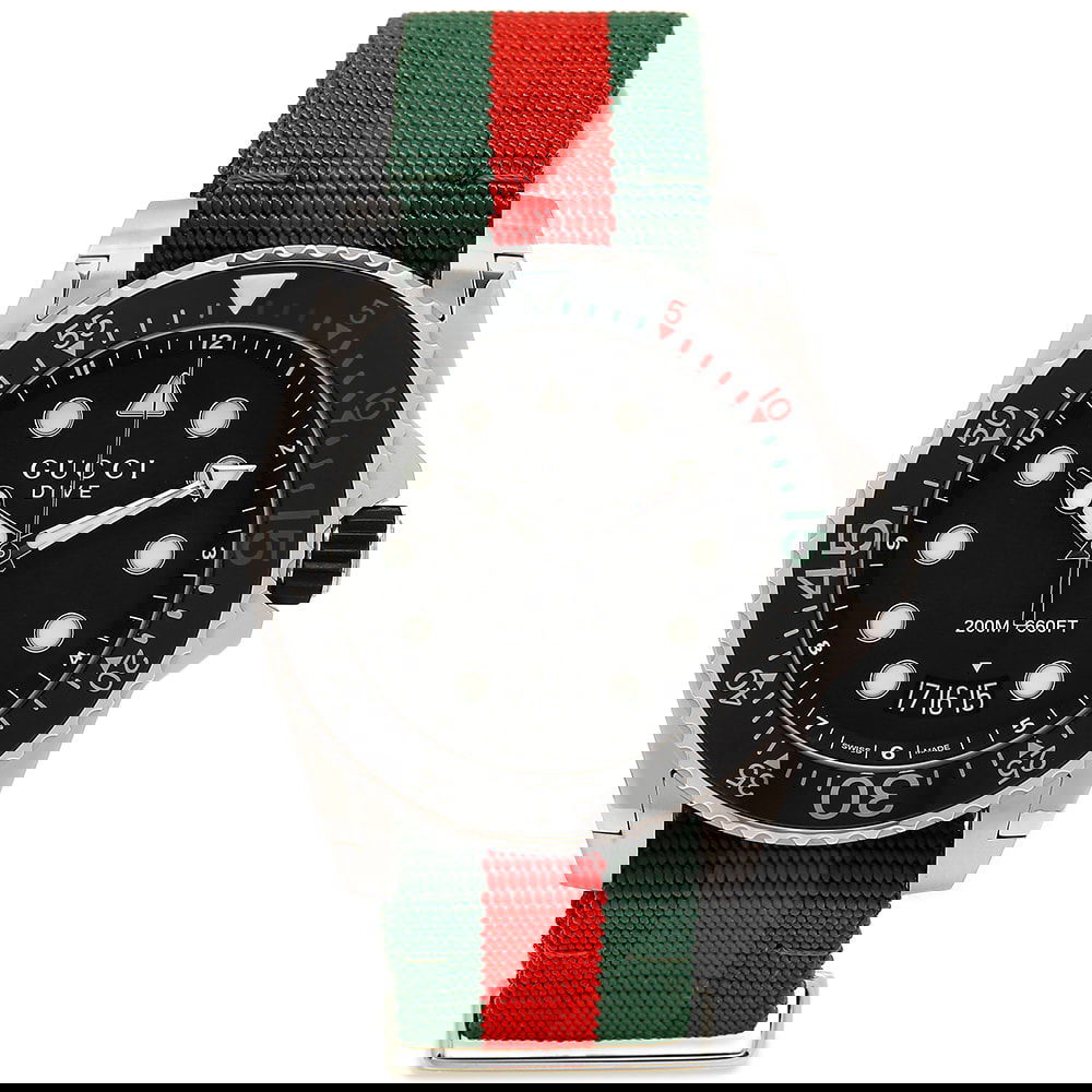 Satovi Gucci Dive Watch 45mm Zelena | YA136209A, 0