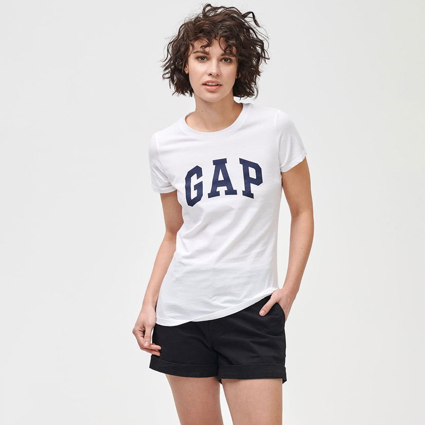 Majica kratkih rukava GAP Logo Tees 2Pack Pink Standard Bijela | 548683-02