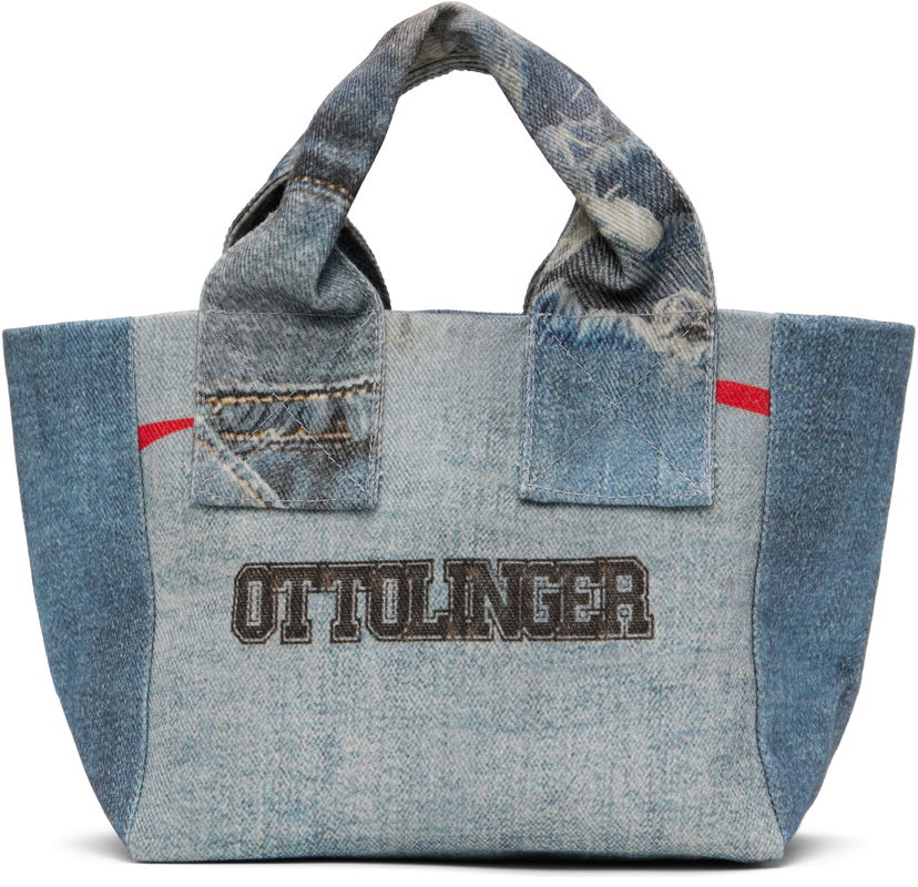 Tote bag Ottolinger Ottolinger Mini Denim Tote Bag Plava | 12890052801