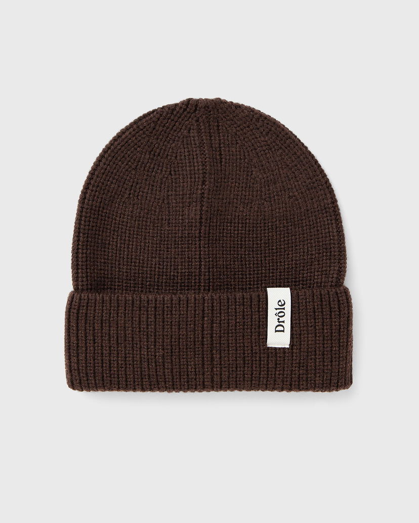 Kapica Drôle de Monsieur Men's Beanie Smeđa | E-BN100-WO007-BN
