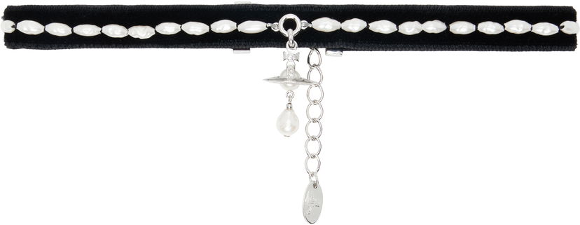 Ogrlica Vivienne Westwood Vivienne Westwood Aleksa Pearl Choker Crna | 6303003J-02P542-