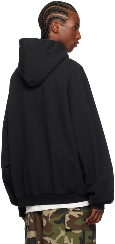 Dukserice Fear of God Heavyweight Hoodie With Logo Print Crna | 192BT244810F, 2