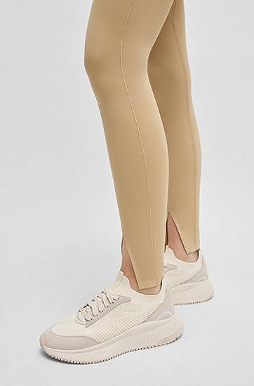 Odjeća i dodaci BOSS TTNM EVO Knitted and Suede Trainers Bijela | 50536413, 1