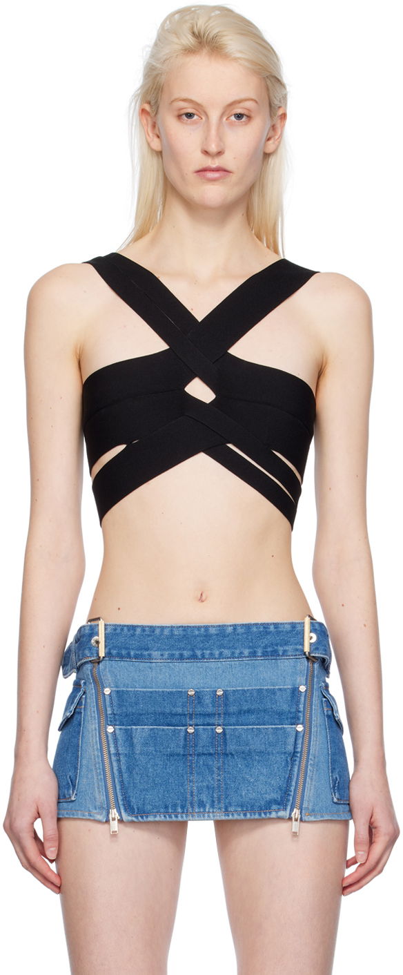 Grudnjak Dion Lee Harness Bralette Crna | A7770PS24