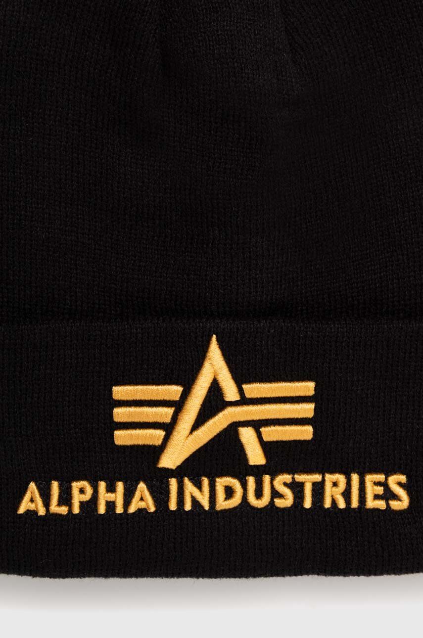 Kapica Alpha Industries 3D Beanie Crna | 168910.583, 1