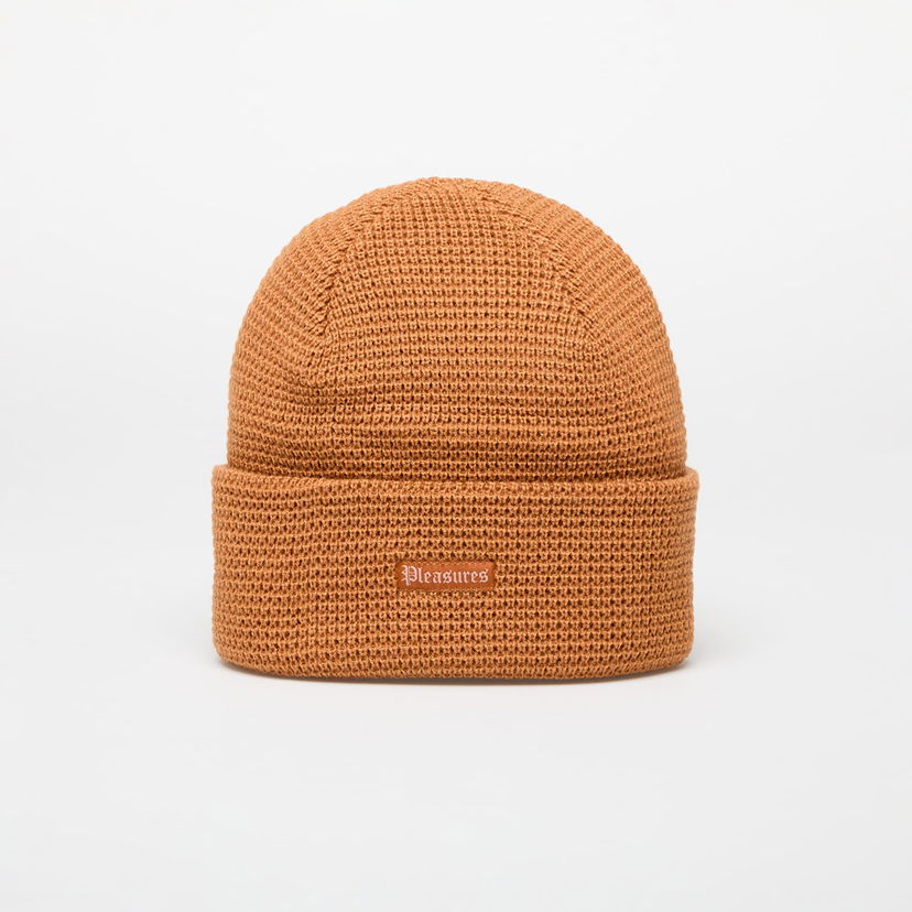 Kapica Pleasures Waffle Knit Beanie Smeđa | P24W056 RUST
