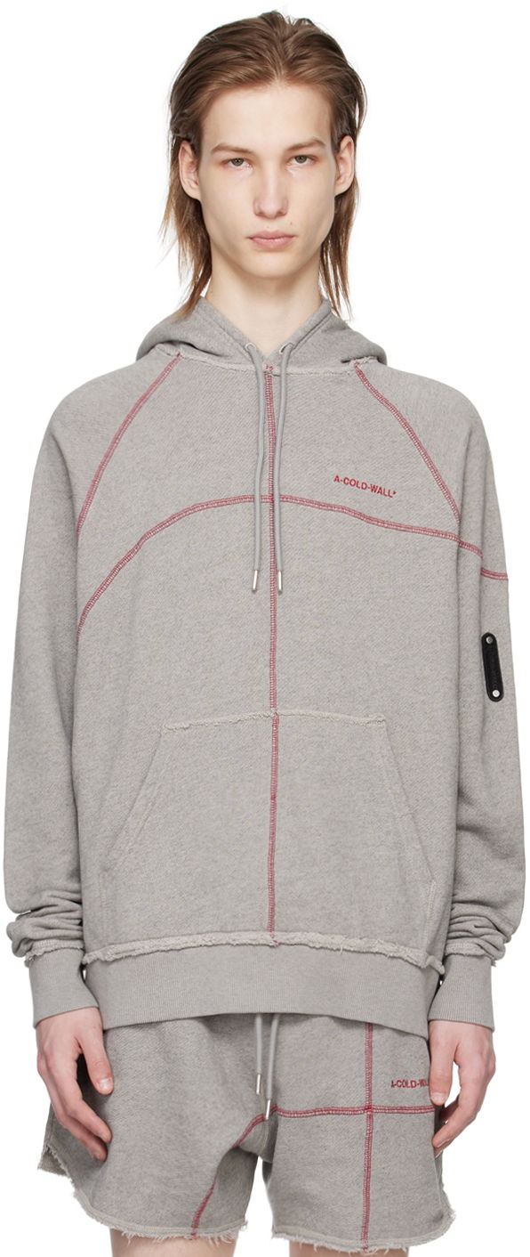 Dukserice A-COLD-WALL* Intersect Hoodie Siva | ACWMW179