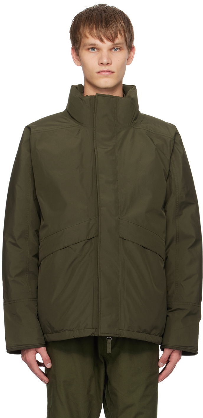 Pernata jakna NANAMICA Short Down Jacket Zelena | SUAF354U