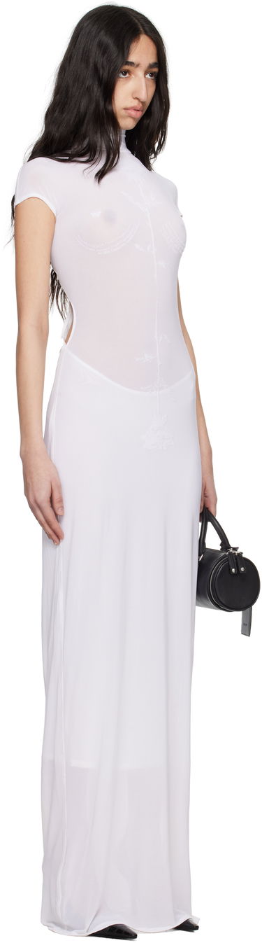 Haljina Jean Paul Gaultier Jean Paul Gaultier Viscose Jersey Sleeveless Maxi Dress Bijela | 25/34-F-RO389I-J082-11, 1