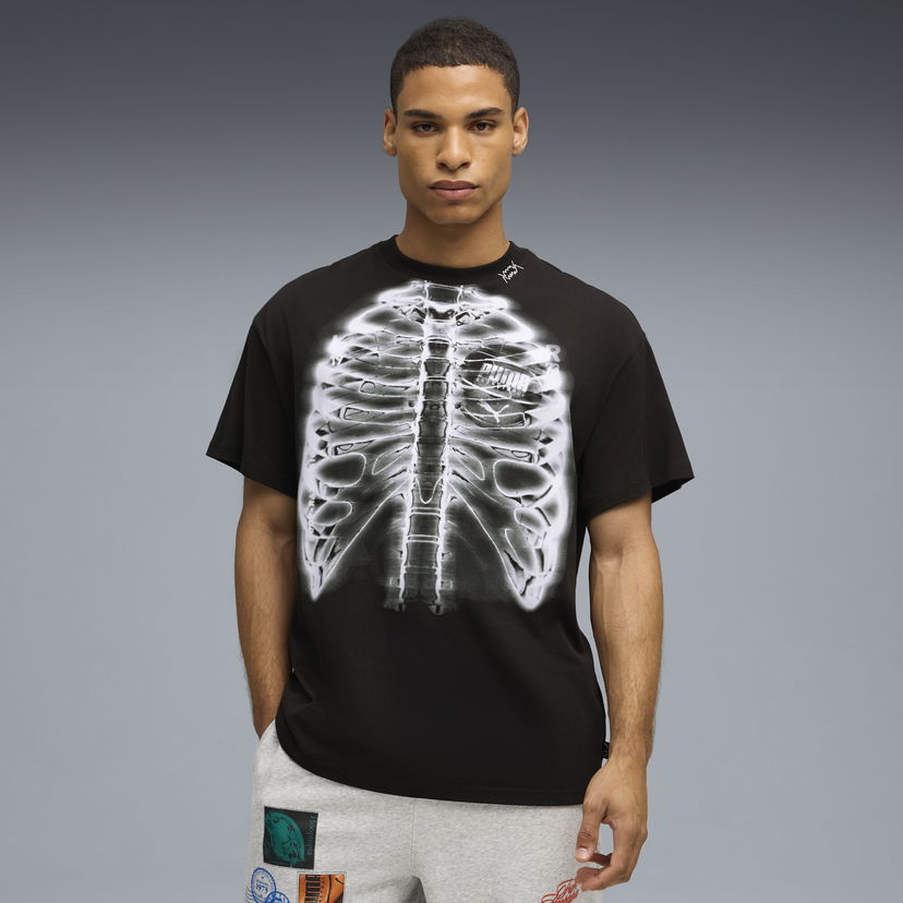 Majica kratkih rukava Puma Hooptopia Hoopray Vision Graphic T-Shirt Crna | 632879_01