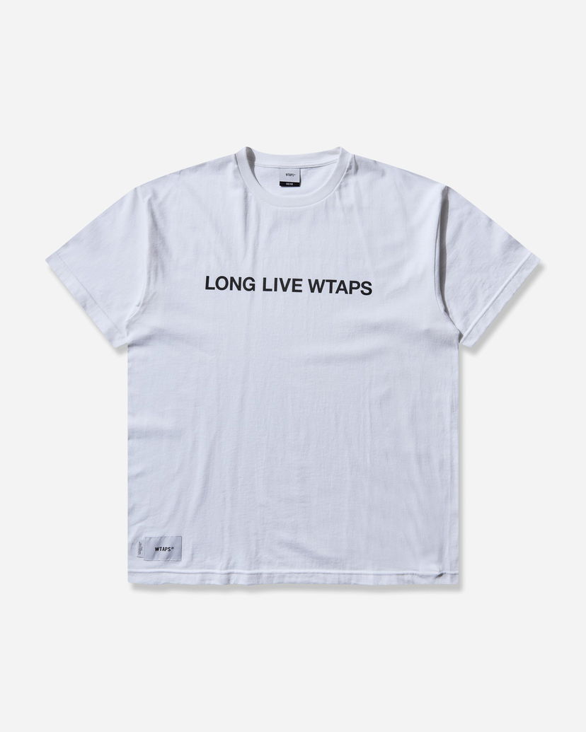 Majica kratkih rukava WTAPS Long Live WTAPS T-Shirt Bijela | 251ATDT-STM02S WHITE