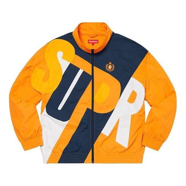 Vjetrovka Supreme Big Letter Track Jacket Narančasta | SUP-SS20-563