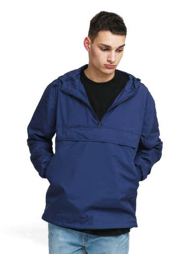 Vjetrovka Urban Classics Basic Pull Over Jacket Tamnoplava | TB2100 navy