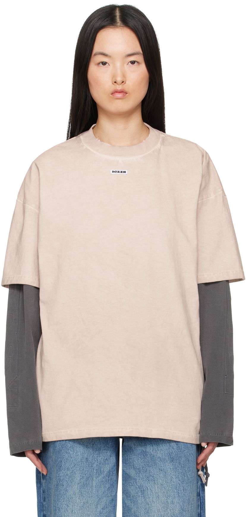 Majica kratkih rukava Ksubi Ksubi Labels Boyfriend T-Shirt Bež | WSP25TE013