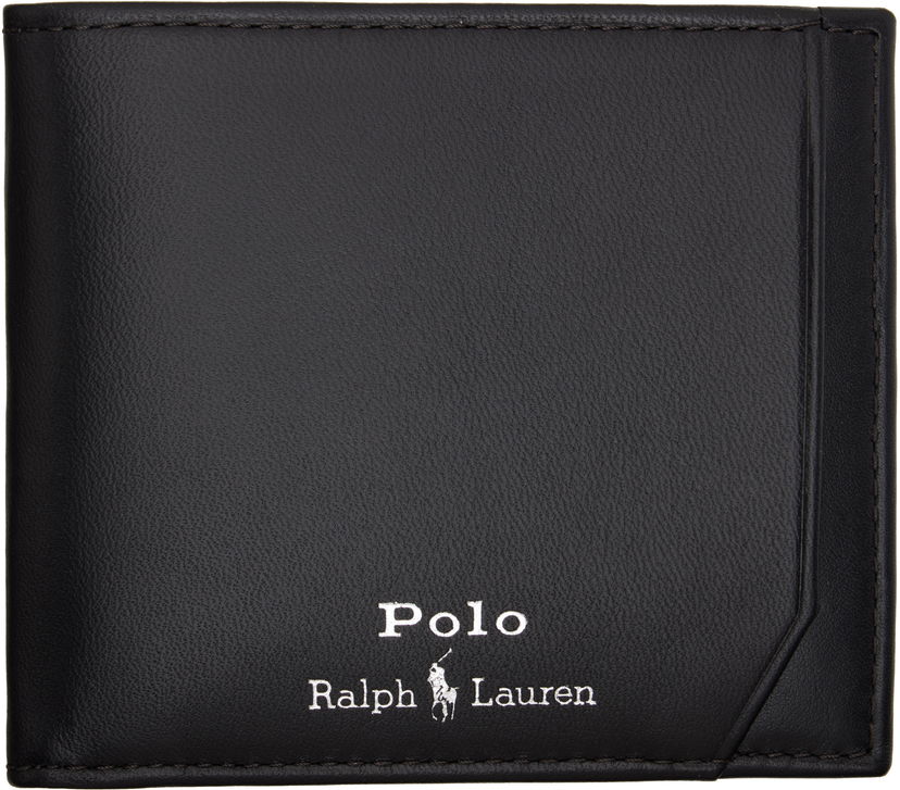 Novčanik Polo by Ralph Lauren Ralph Lauren Smooth Leather Billfold Wallet Crna | 405963228001