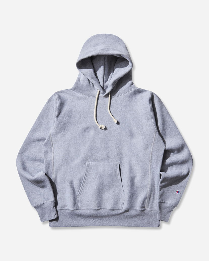 Dukserice Champion Made in USA Reverse Weave Hoodie Siva | 221580 X070