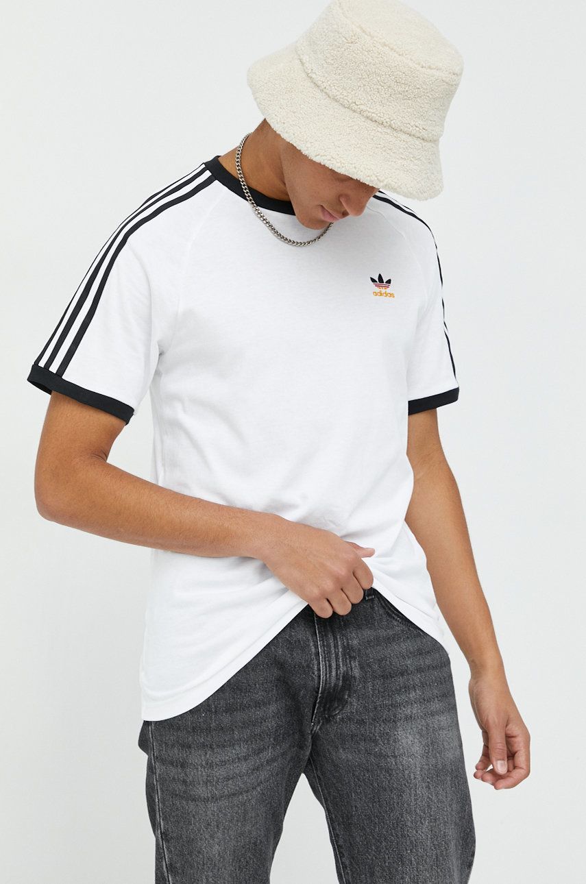 Majica kratkih rukava adidas Originals 3-Stripes Tee Bijela | HK7420, 0