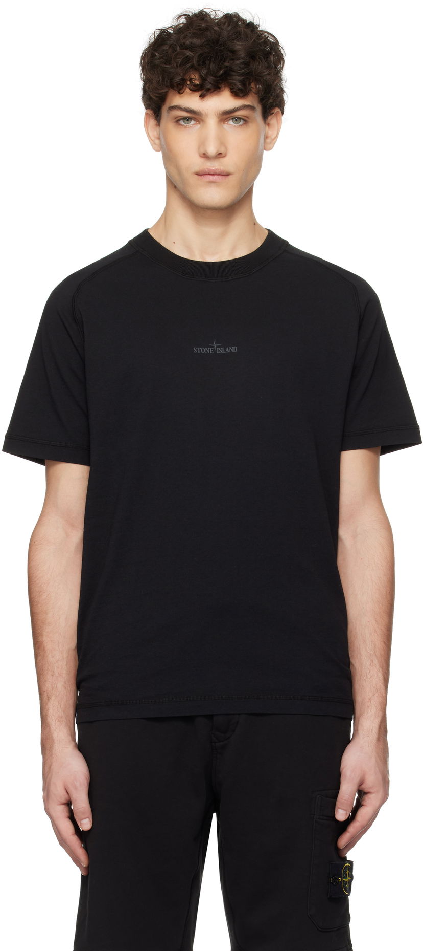 Majica kratkih rukava Stone Island Stone Island Organic Cotton Jersey T-Shirt Crna | K1S15 2100020 S0080