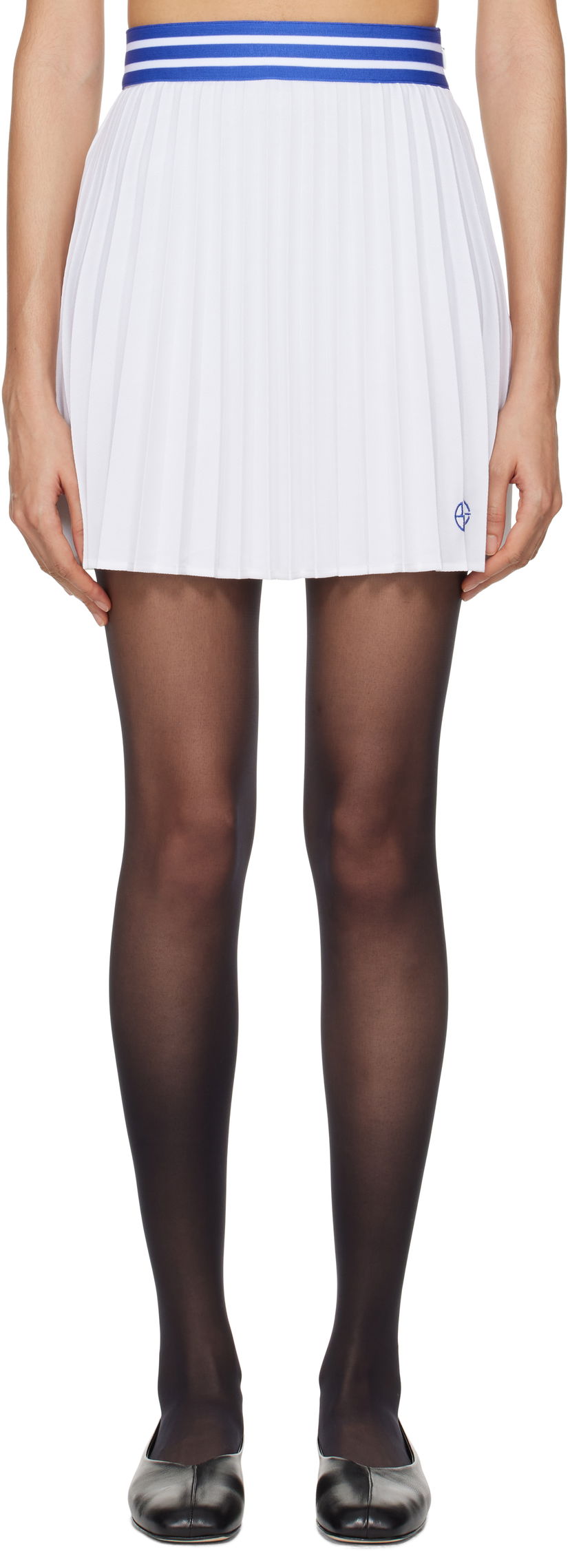 Suknja Bode White Pleated Miniskirt Bijela | WRF24CS021