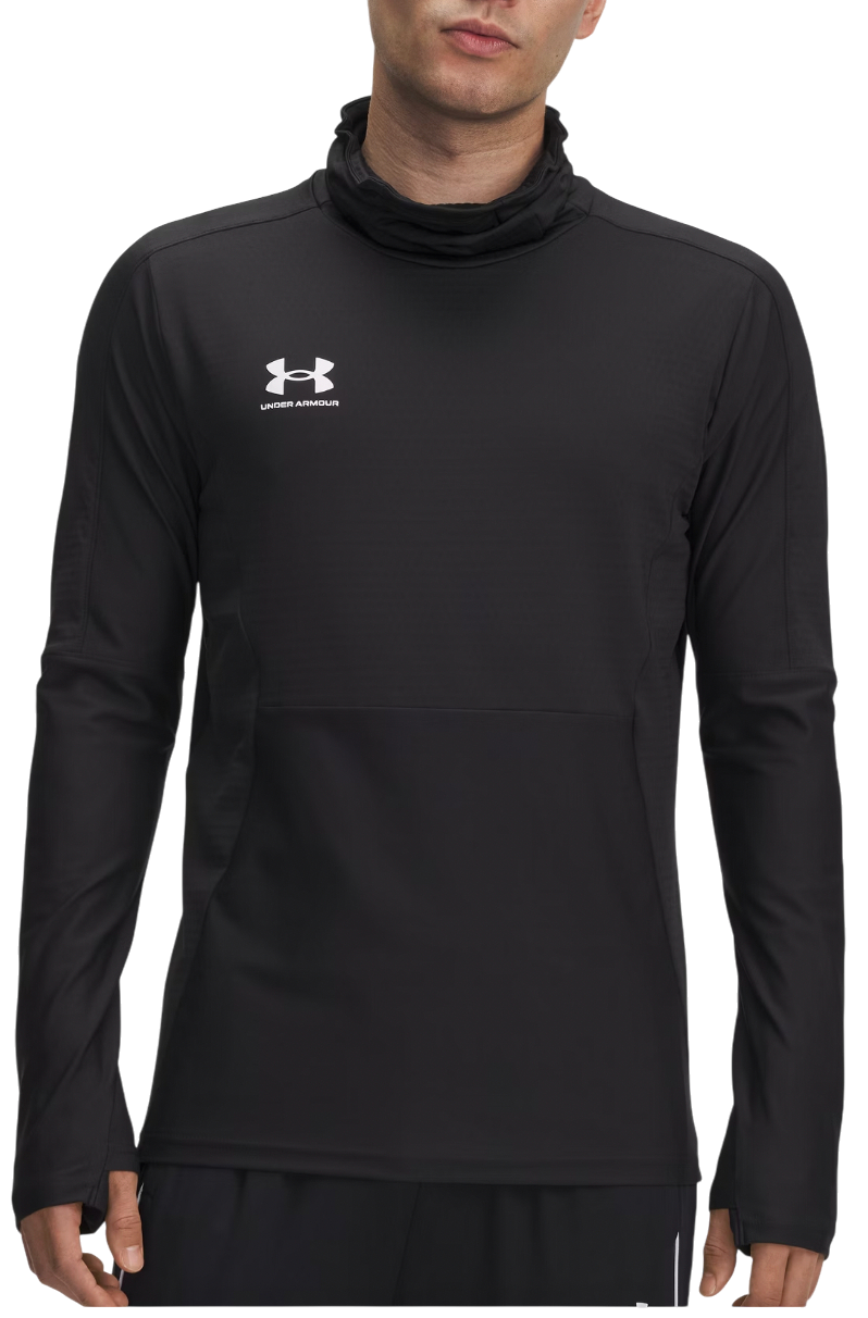 Majica kratkih rukava Under Armour Challenger Pro Wintr High Neck Long Sleeve Training Top Crna | 6005130-001, 0