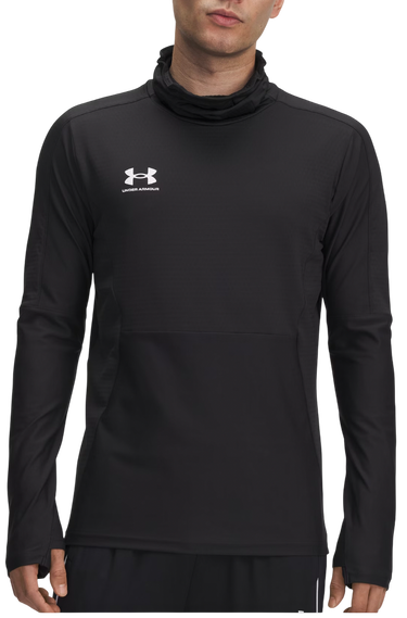 Majica kratkih rukava Under Armour Challenger Pro Wintr High Neck Long Sleeve Training Top Crna | 6005130-001, 0