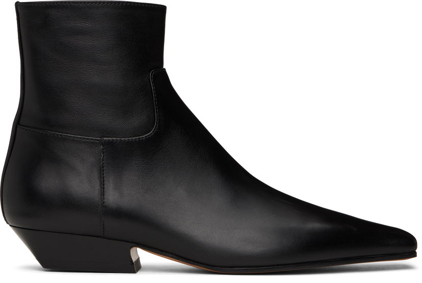 Odjeća Khaite Khaite Marfa Ankle Boots Crna | F1066-824