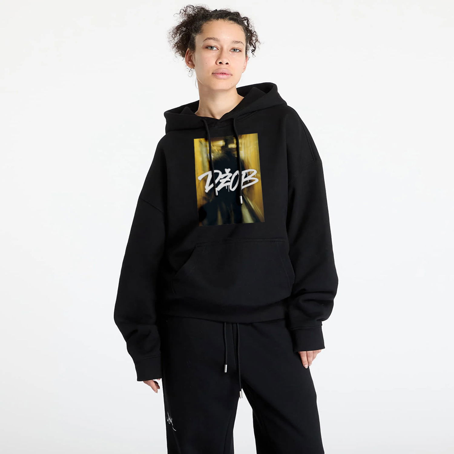 Dukserice Footshop FTSHP x Džob Hoodie Crna | FTSHP_546, 1