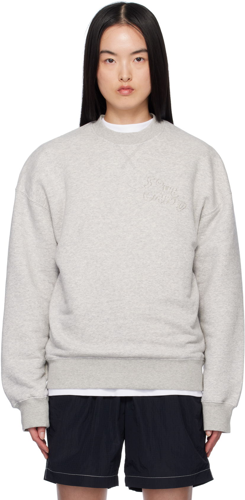 Dukserice Soulland Soulland Koda Sweatshirt Siva | 42015-1264