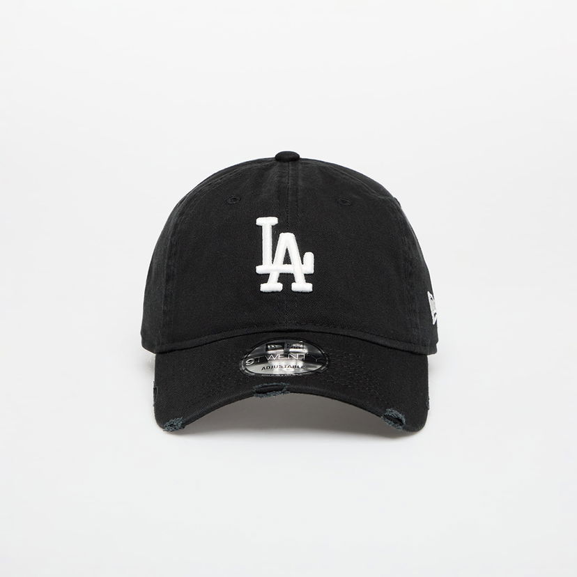 Kapa New Era Distressed 9TWENTY Los Angeles Dodgers Adjustable Cap Crna | 60595229