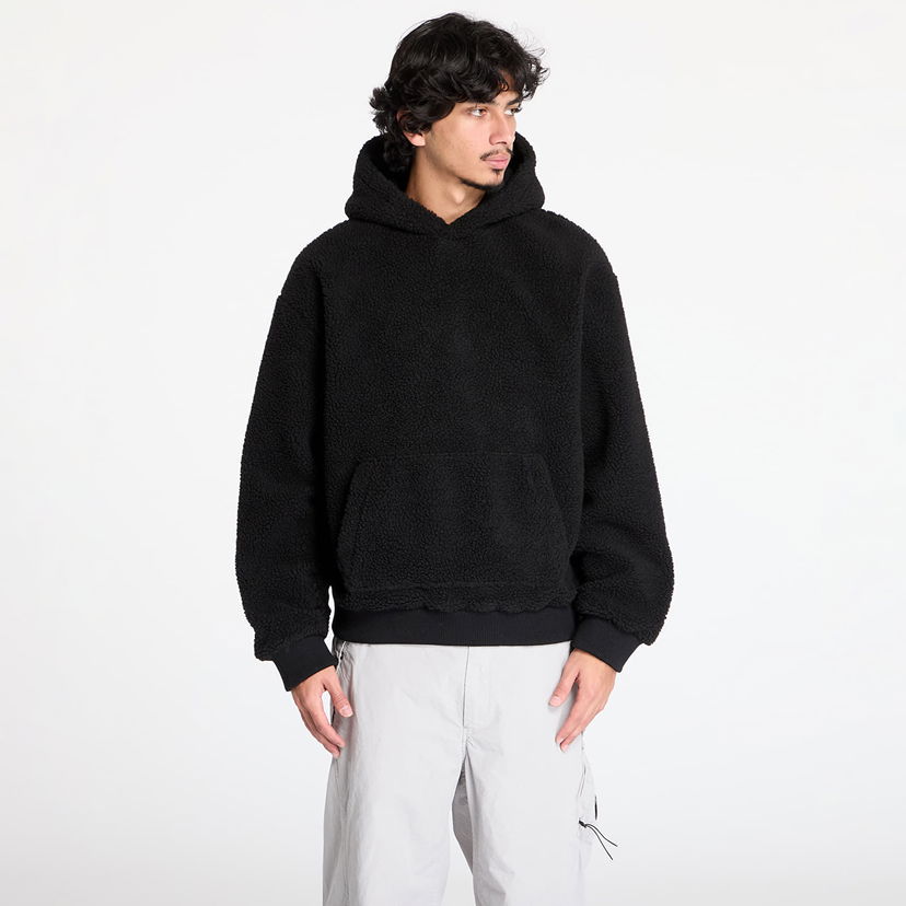 Dukserice Urban Classics Sweatshirt Oversized Teddy Hoody Crna | TB7265-00007