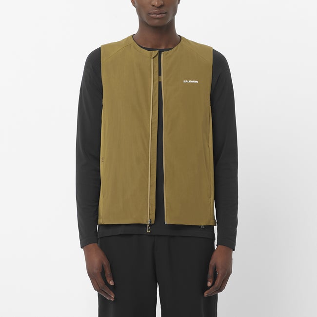 Prsluk Salomon Mountain Flex Hybrid Vest Zelena | LC2650600