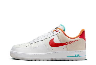 Tenisice i cipele Nike Air Force 1 Low '07 PRM "Just Do It White Red Teal" Bež | FD4205-161, 1