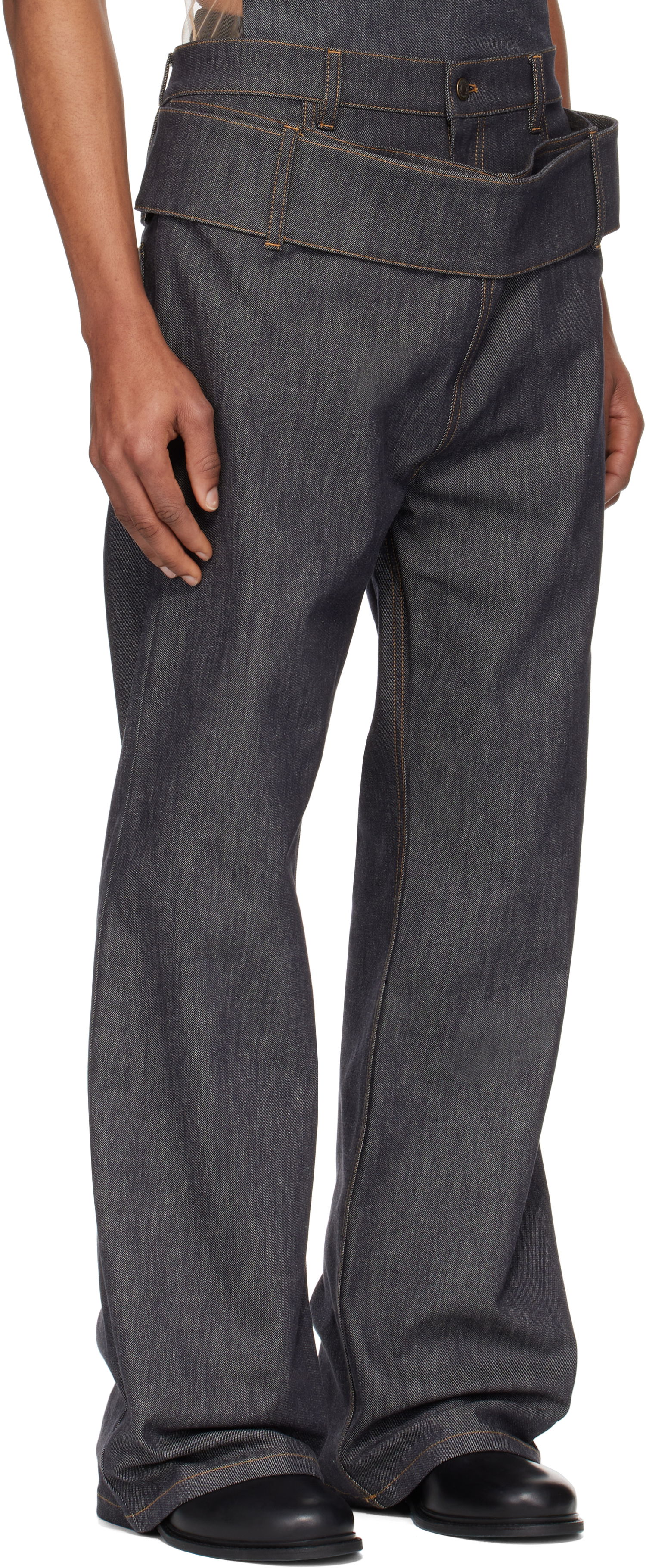 Jeans Courrèges Courrèges Double Belt Jeans Plava | 125DPA287DE0035, 1