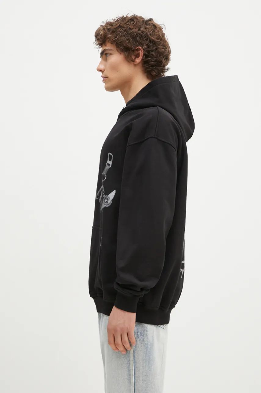 Dukserice Represent Clo Represent Keys To The Club Hoodie With Print Crna | MLM4240.001, 1