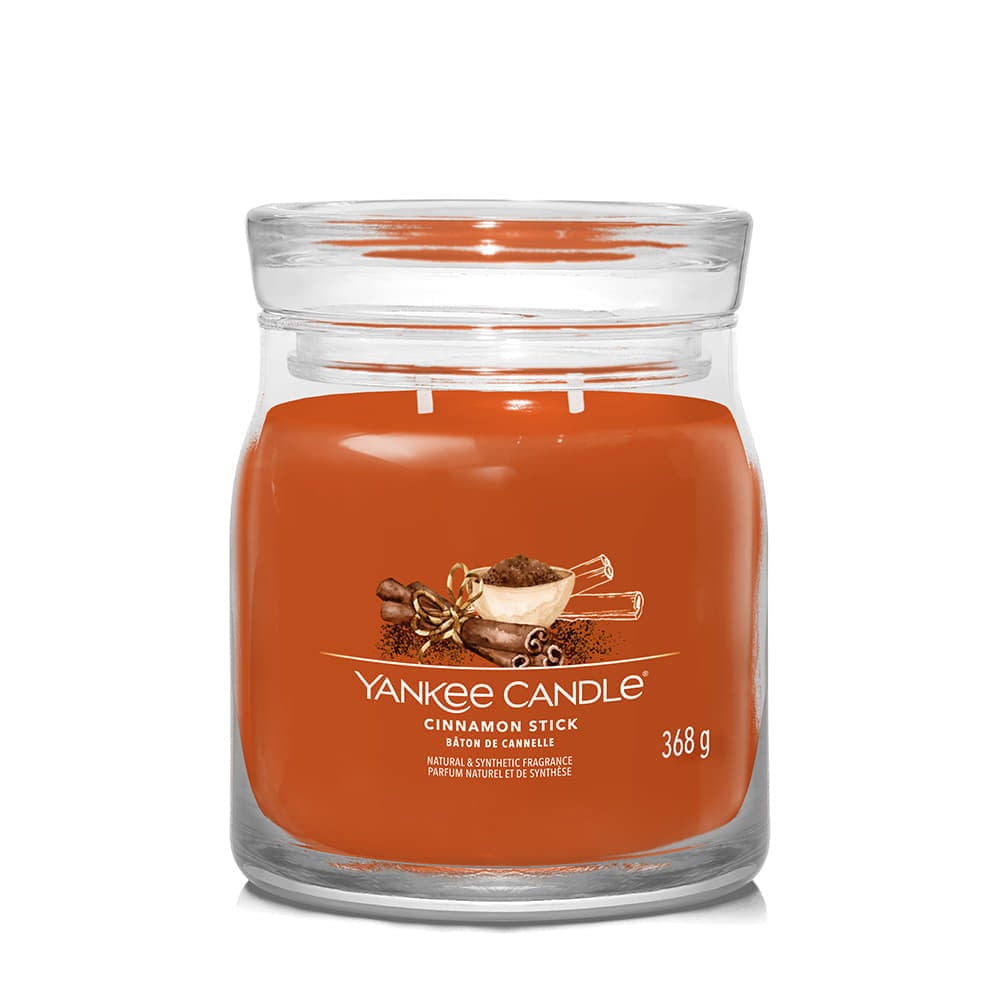 Svijeće Yankee Candle Signature Medium Jar 2 Wicks Cinnamon Stick Narančasta | 40780, 0