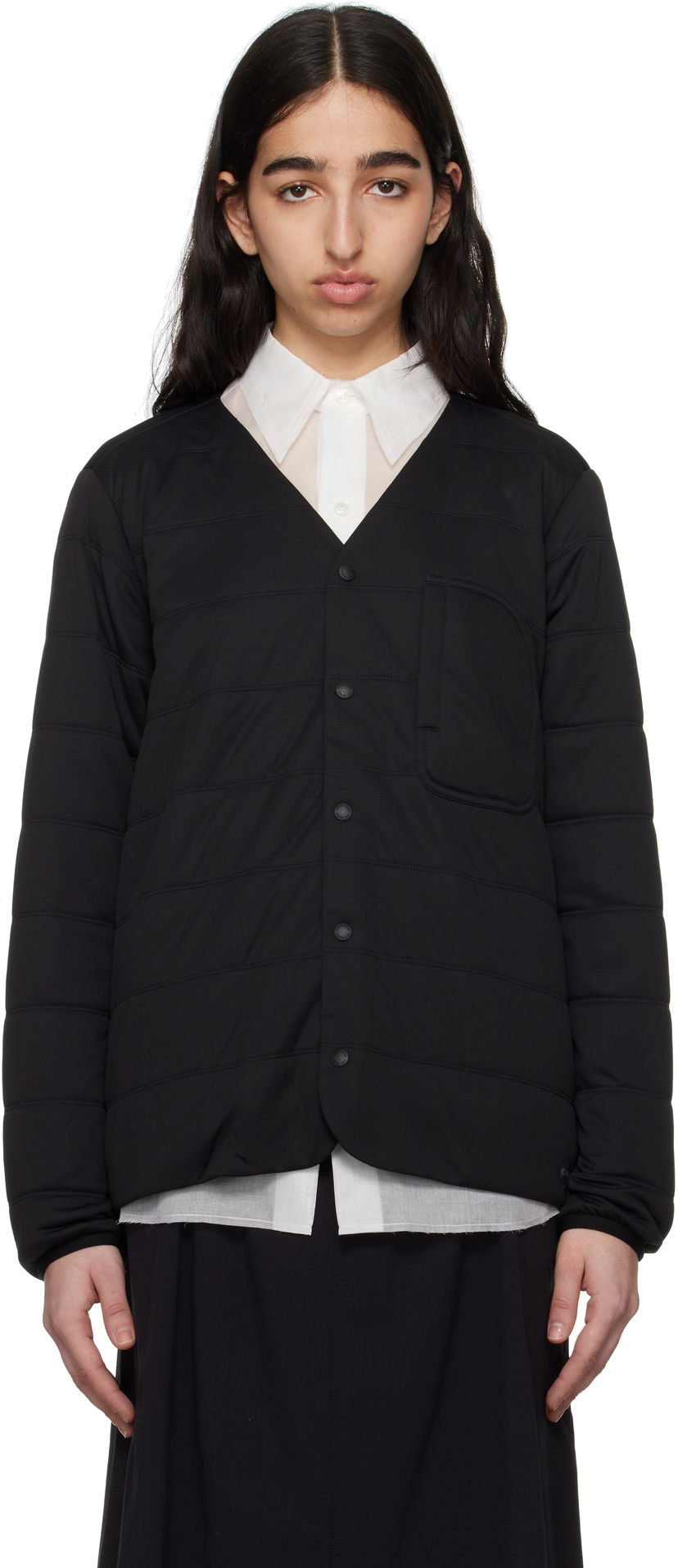 Džemper Snow Peak Snow Peak Flexible Insulated Cardigan Crna | SW-25SU001