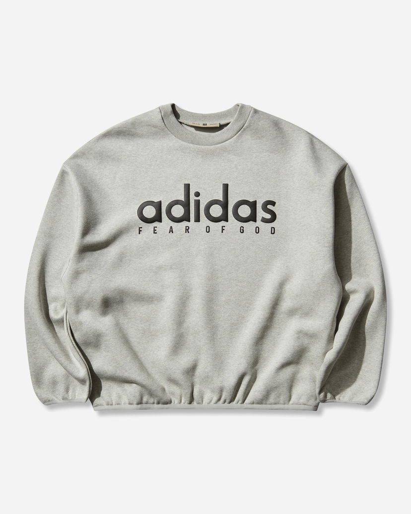 Dukserice adidas Originals Fear of God Athletics Fleece Crewneck Sweatshirt Siva | JZ7369