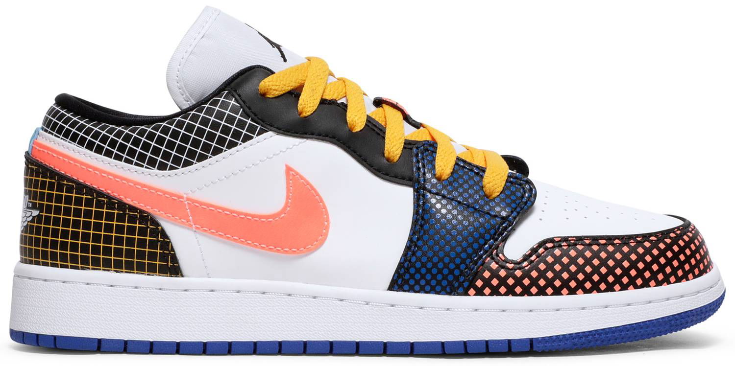 Tenisice i cipele Jordan Air Jordan 1 Low MMD BG "Multi Grid" GS Višebojno | DH7547-100, 0